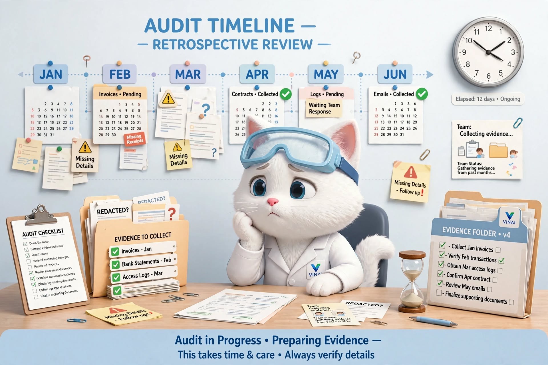 เตรียม Audit ใช้เวลานาน